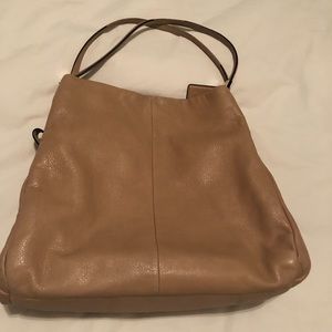 Coach Tan leather Edie bag